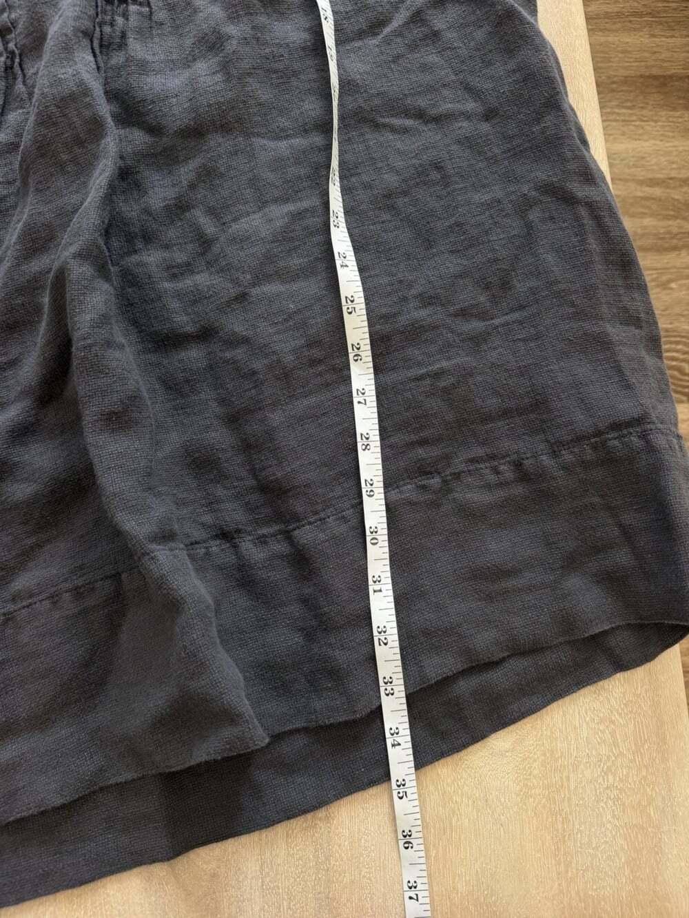 Faherty NWT Isha Dress in Washed Black Size Large 100% Linen Mini - Picture 7 of 8